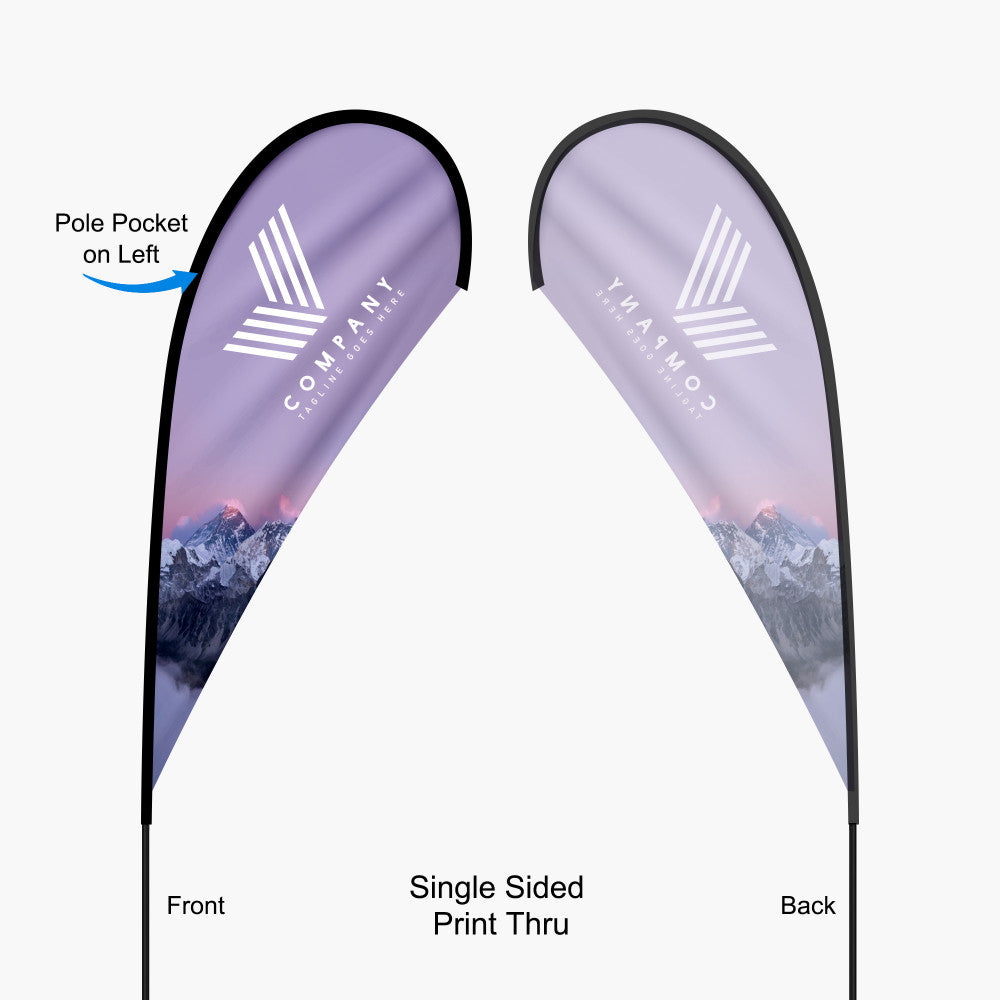 10.5FT TEARDROP FEATHER FLAG