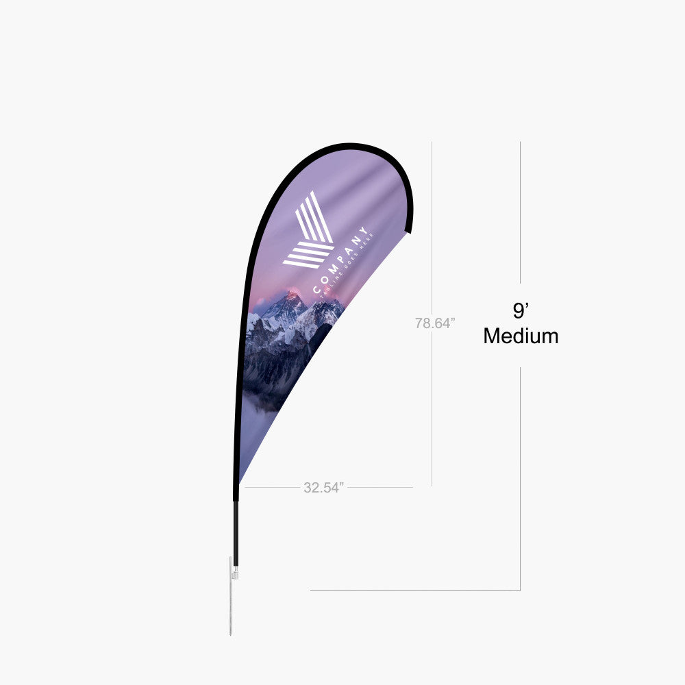 10.5FT TEARDROP FEATHER FLAG
