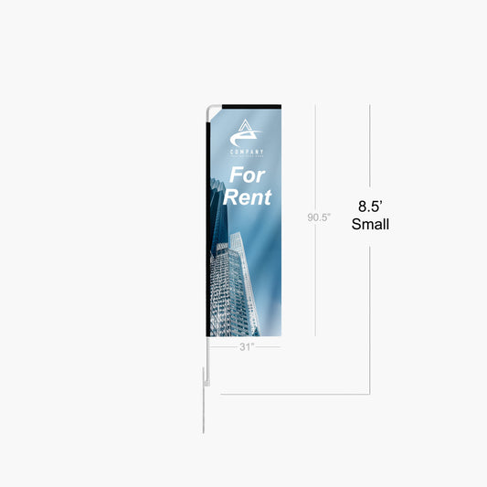8.5FT RECTANGLE FEATHER FLAG